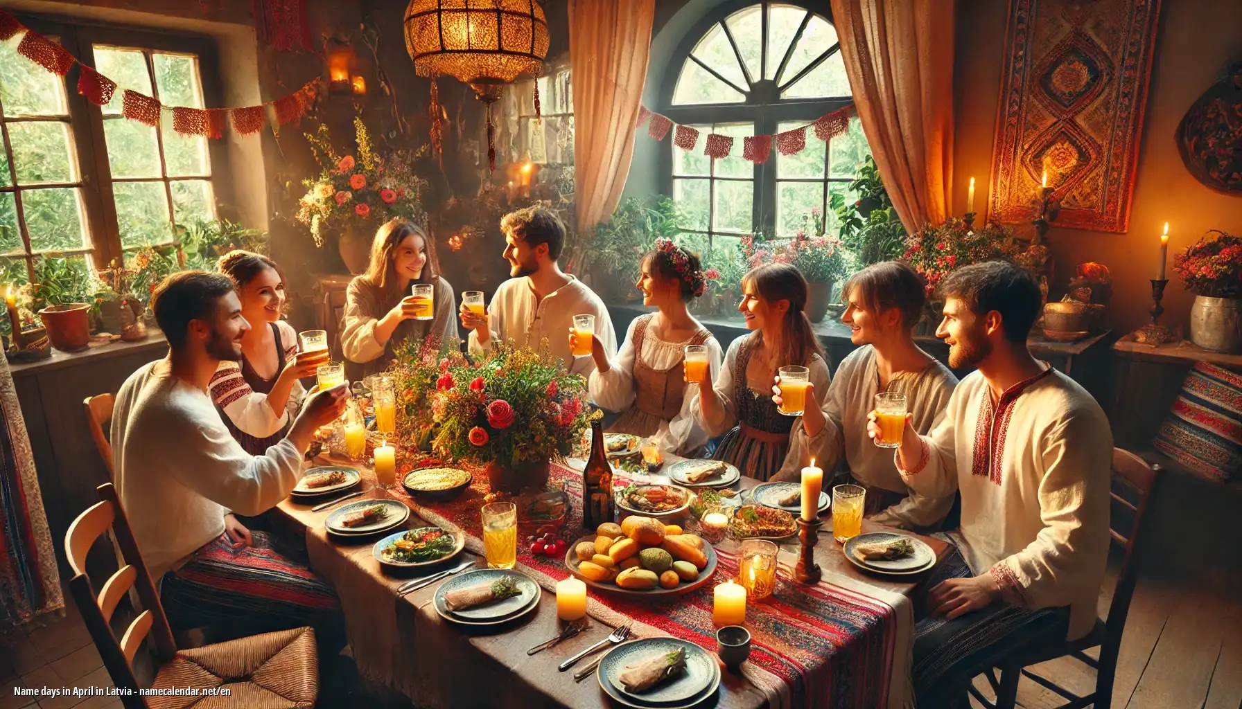 Celebration of name day and name in Latvia Celebration of name day and name in Latvia