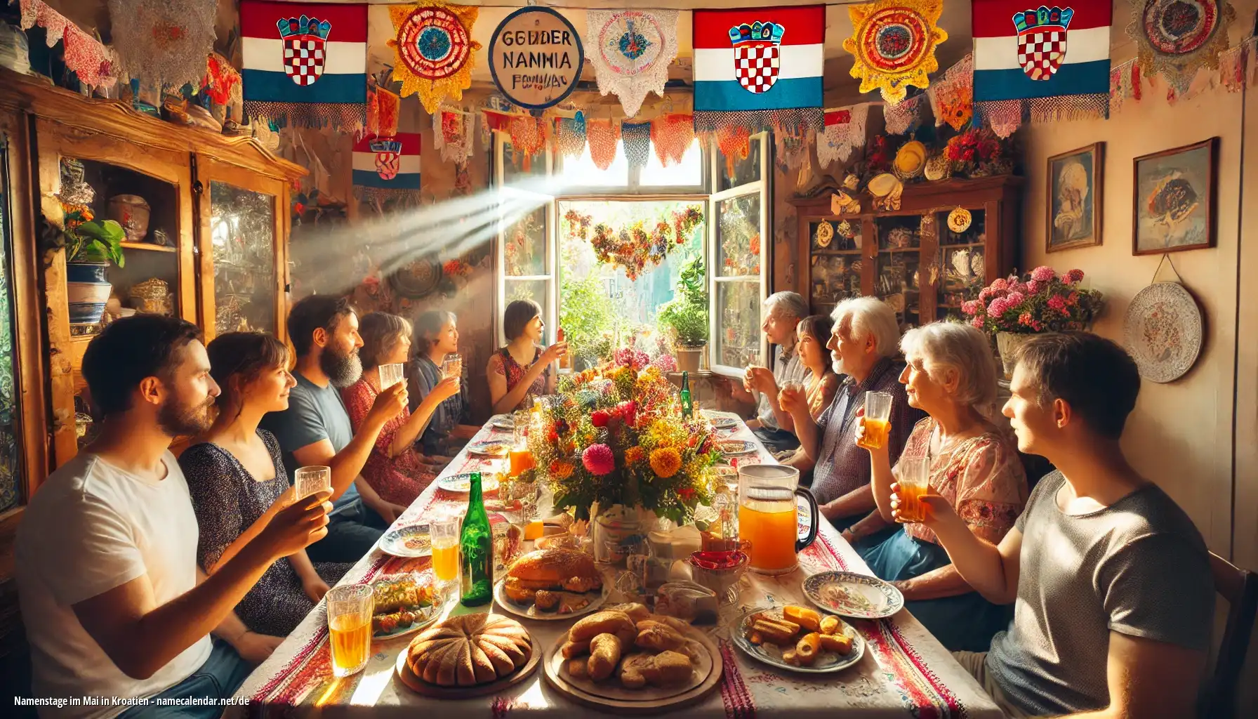 Feier des Namenstages und des Namens in Kroatien Feier des Namenstages und des Namens in Kroatien