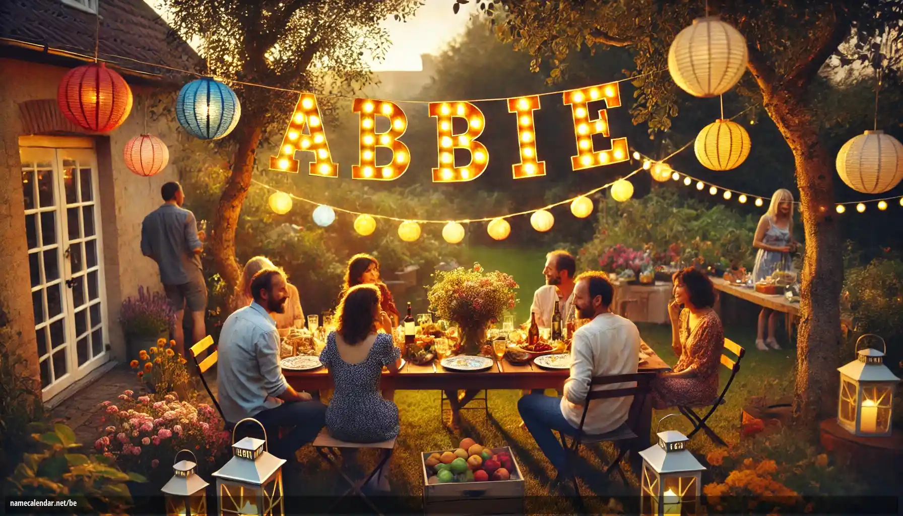 Святкаванне імянін і імянін - Abbie