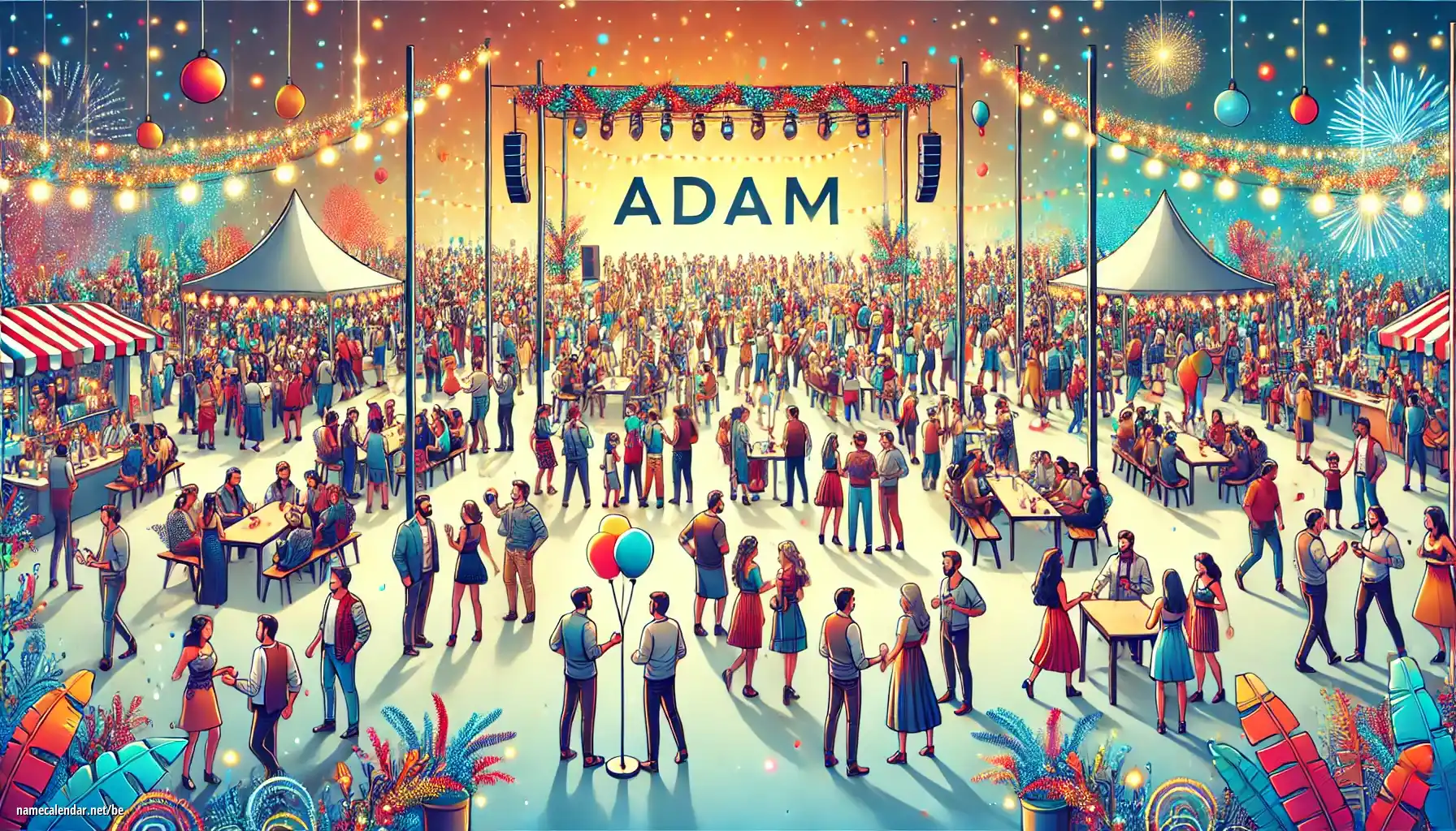 Святкаванне імянін і імянін - Adam