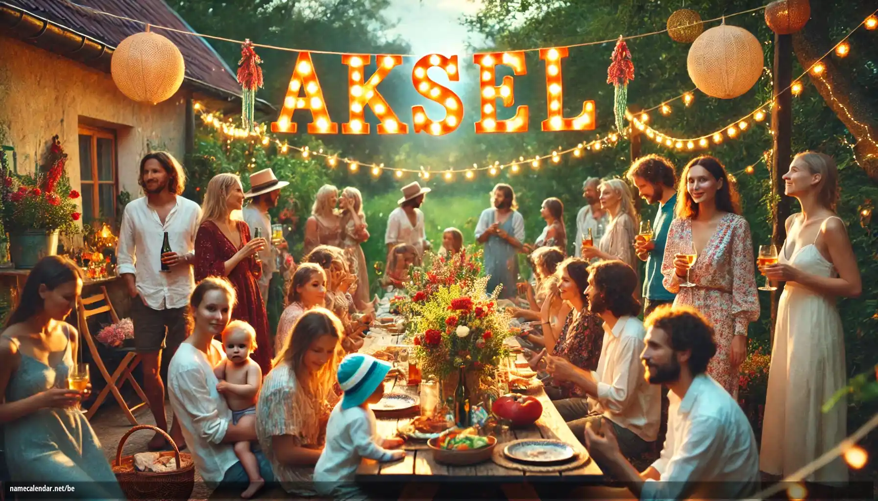 Святкаванне імянін і імянін - Aksel