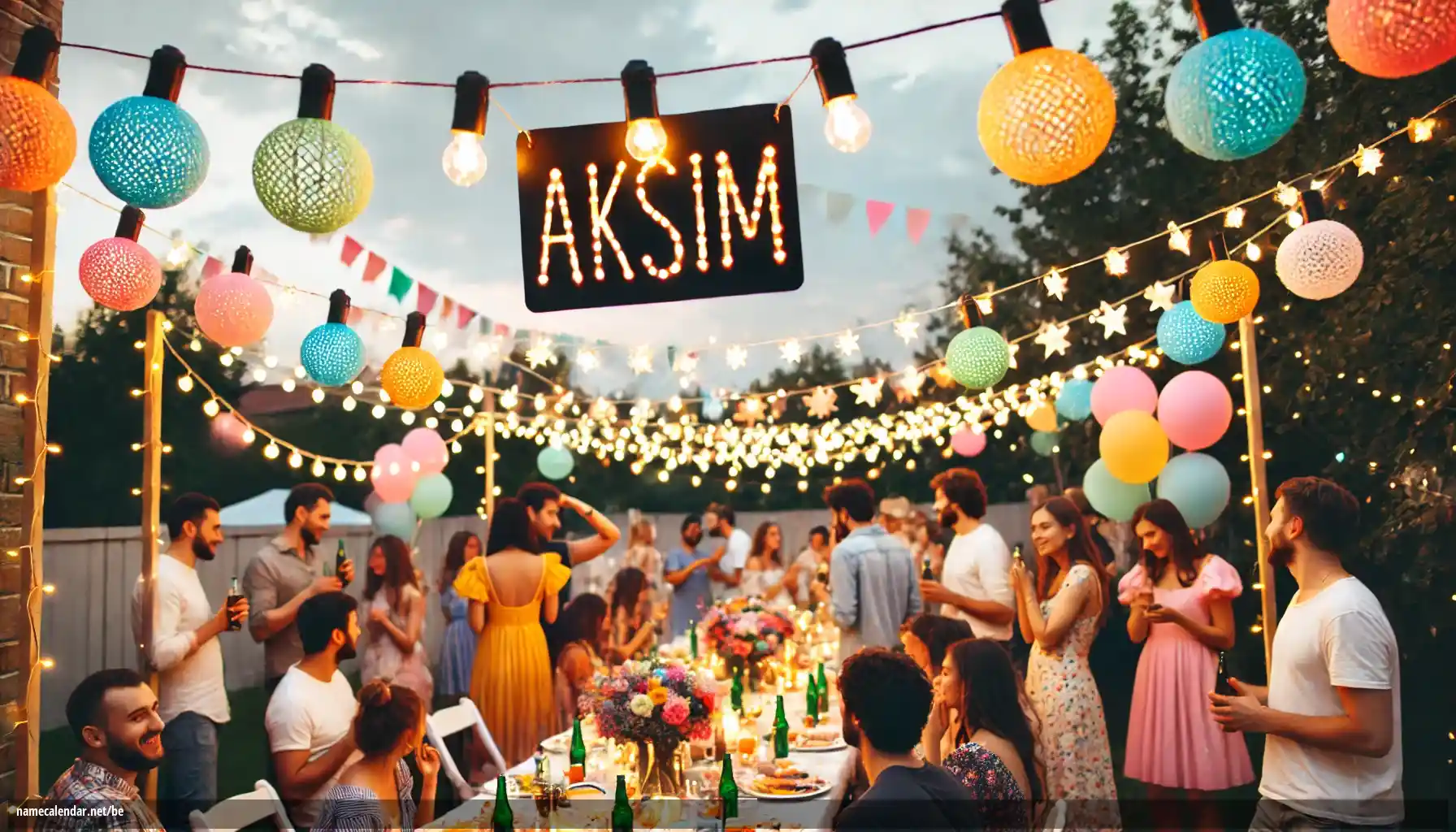 Святкаванне імянін і імянін - Aksim