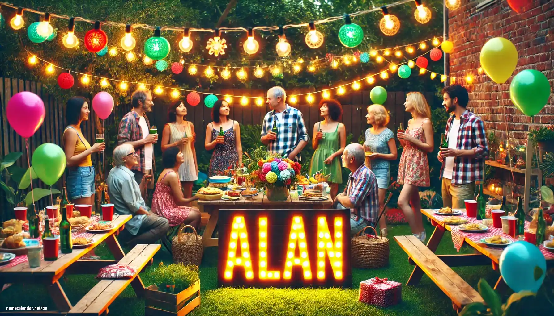 Святкаванне імянін і імянін - Alan