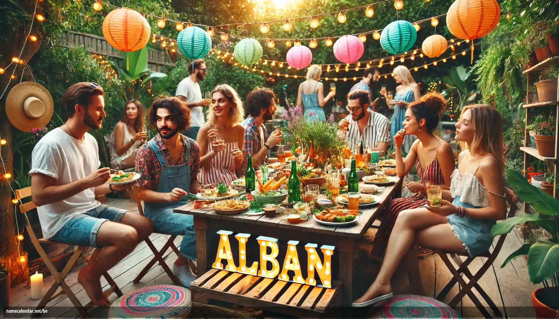 Святкаванне імянін і імянін - Alban