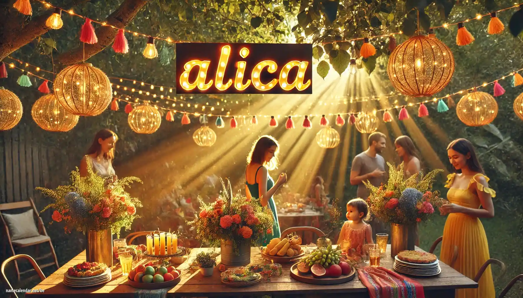 Святкаванне імянін і імянін - Alica