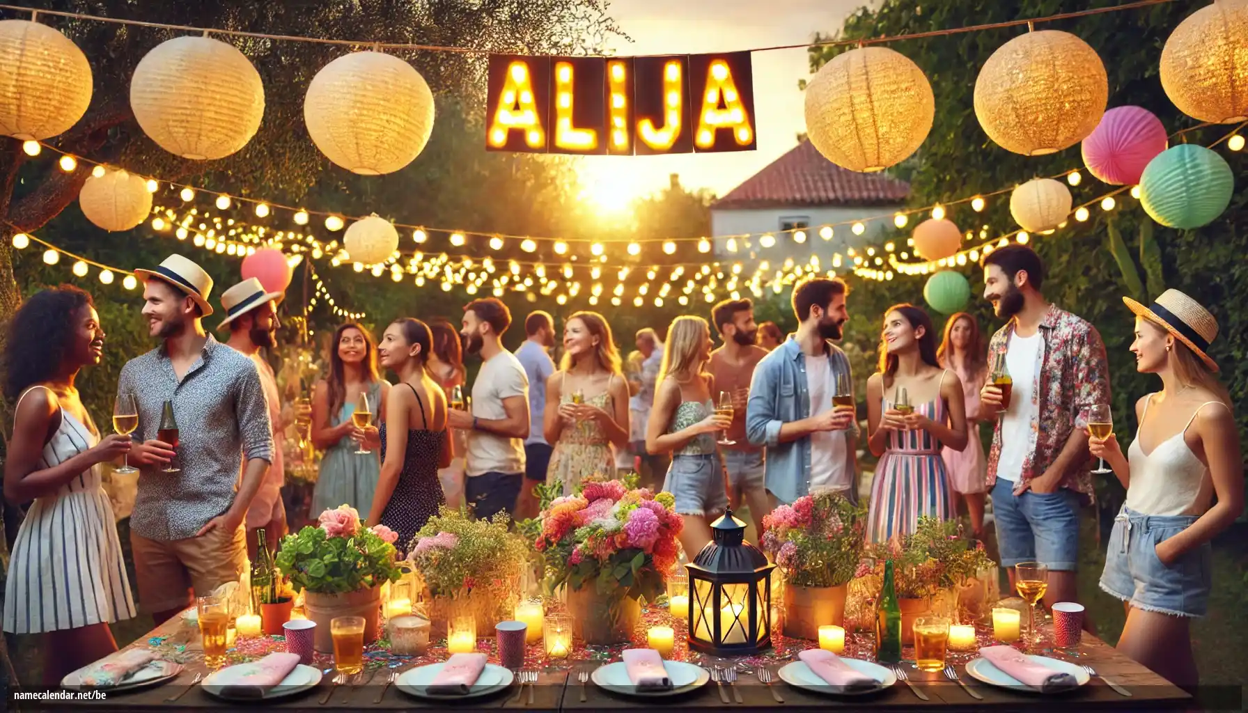 Святкаванне імянін і імянін - Alija