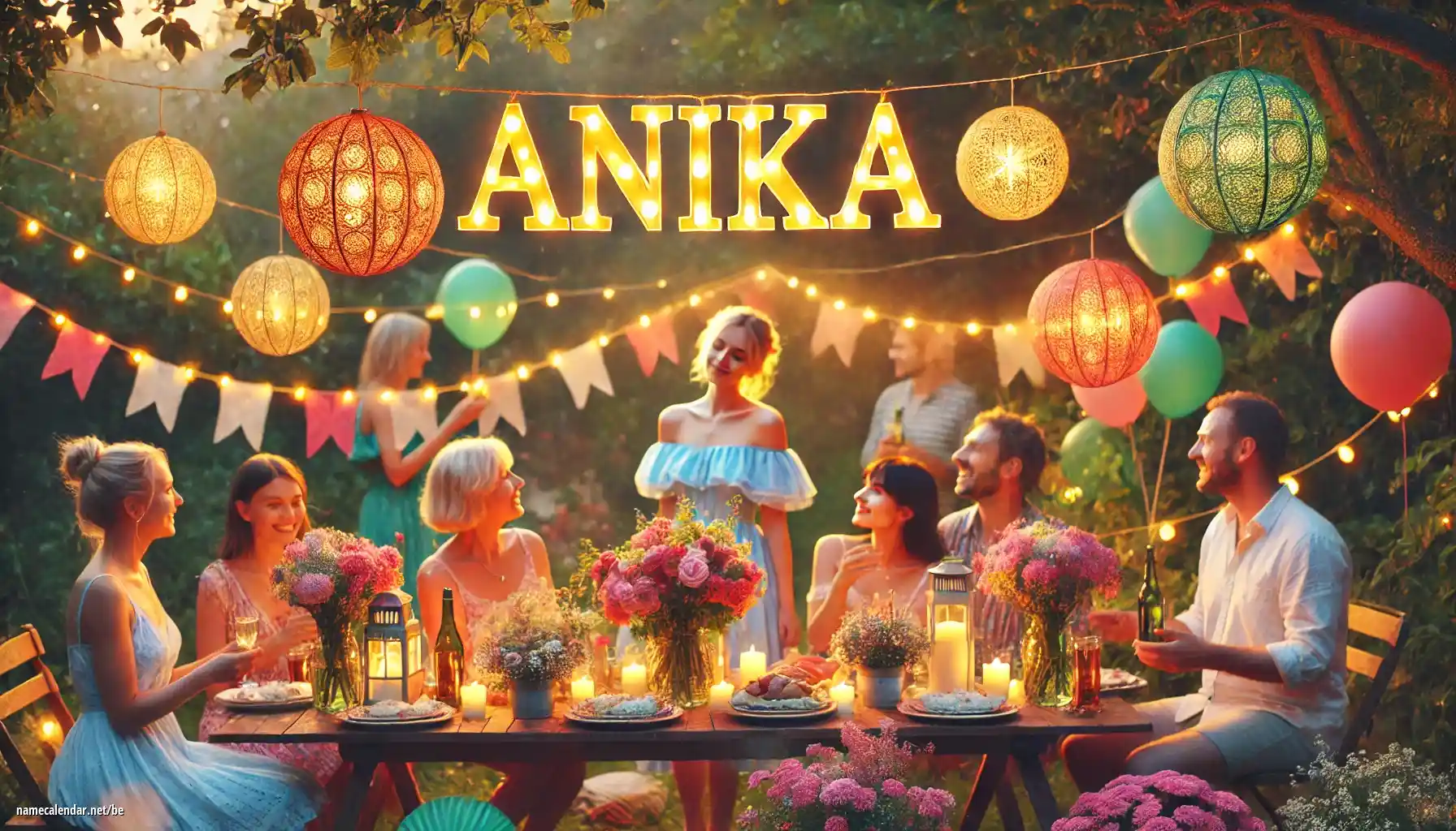 Святкаванне імянін і імянін - Anika