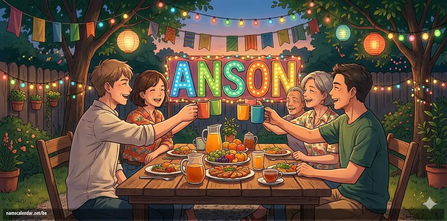 Святкаванне імянін і імянін - Anson