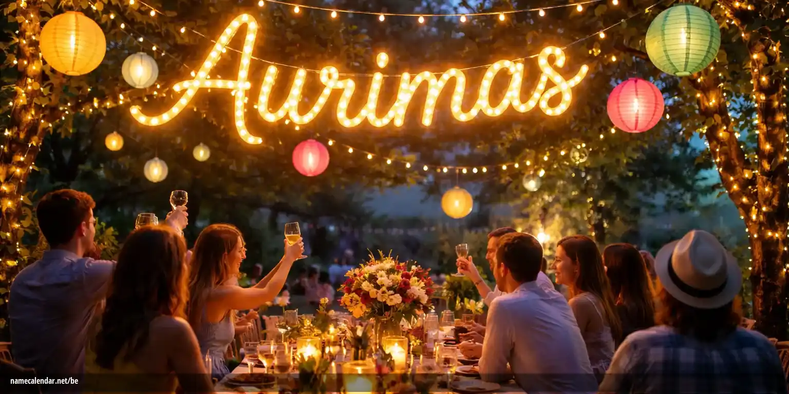 Святкаванне імянін і імянін - Aurimas