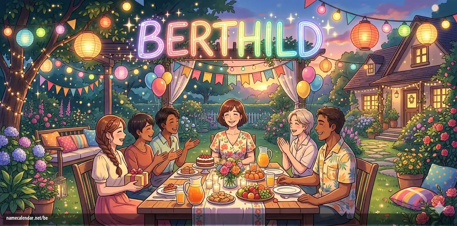 Святкаванне імянін і імянін - Berthild
