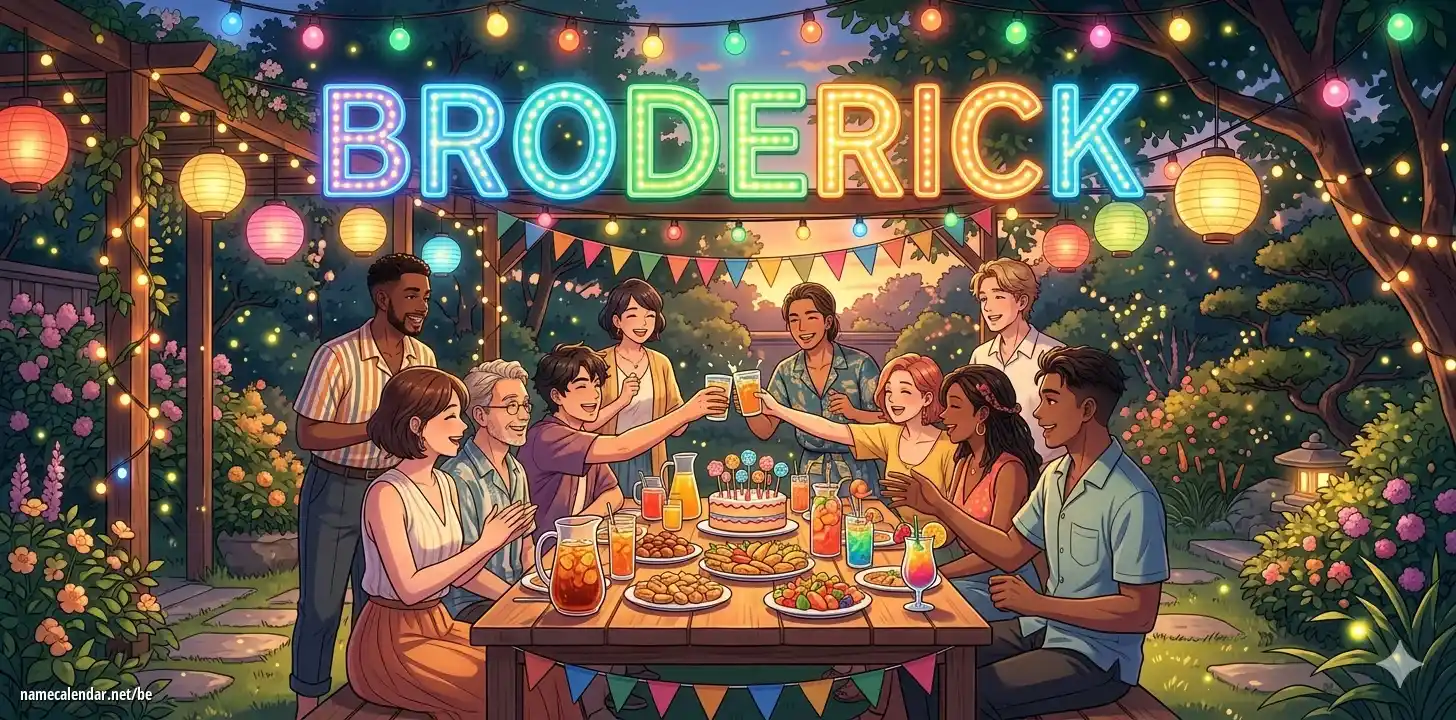 Святкаванне імянін і імянін - Broderick