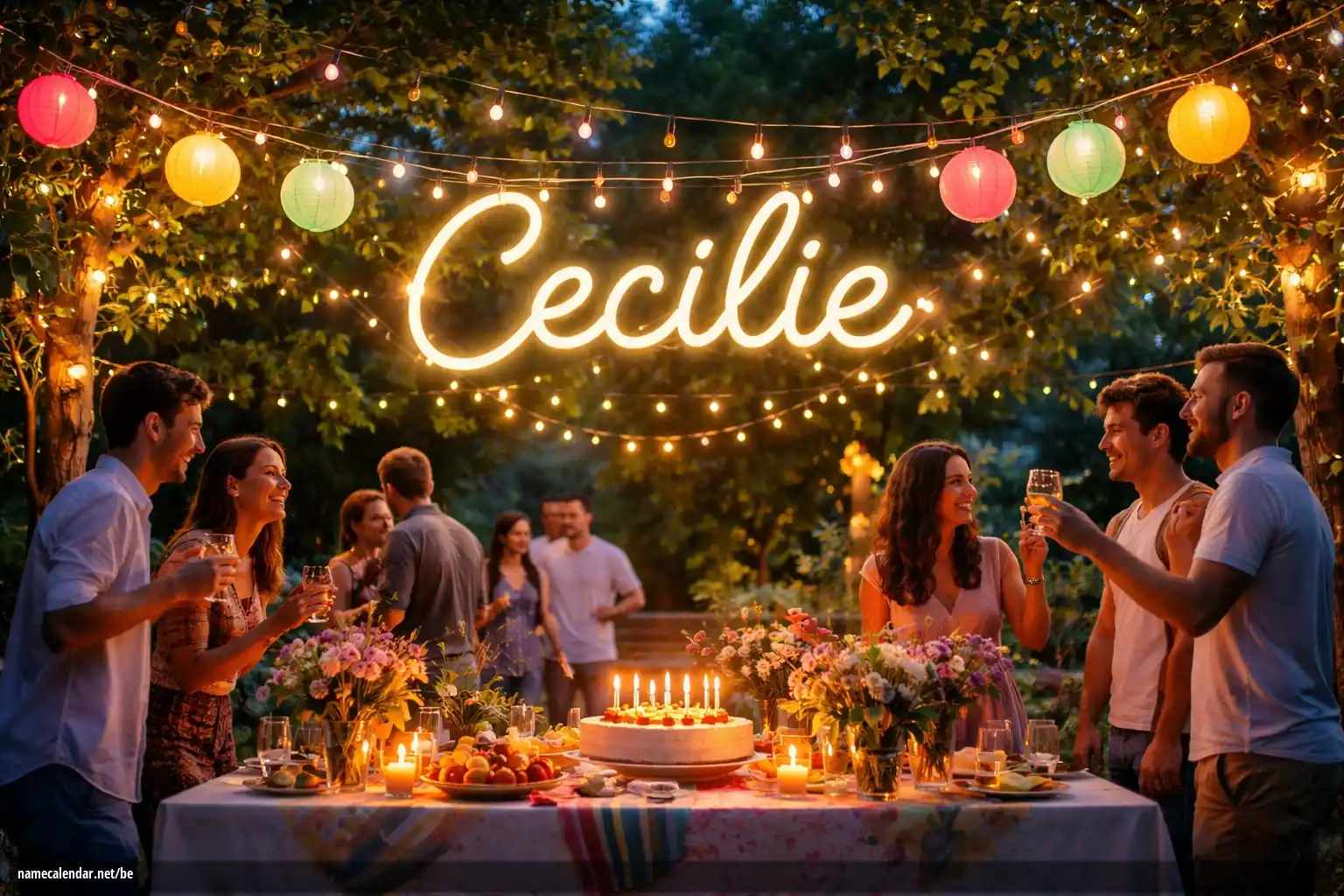 Святкаванне імянін і імянін - Cecílie