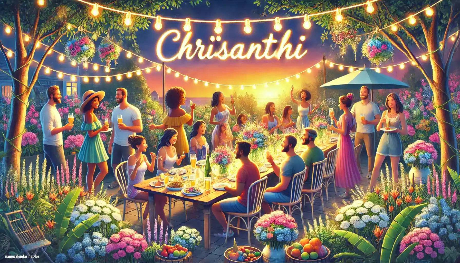 Святкаванне імянін і імянін - Chrisanthi