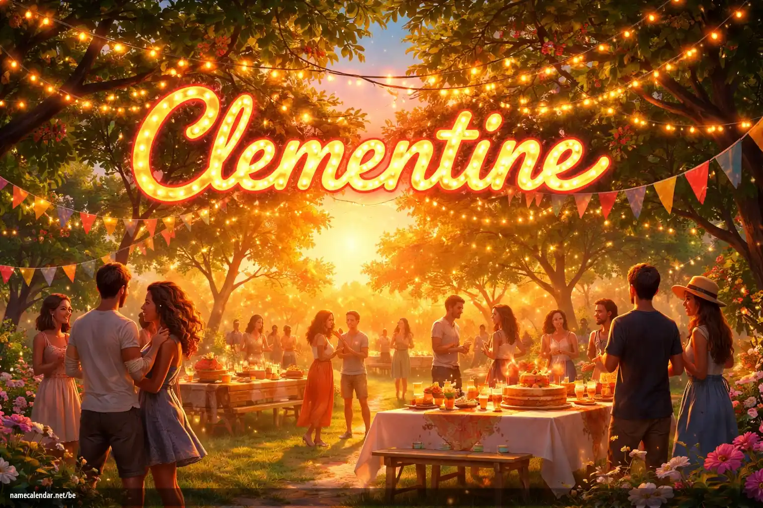 Святкаванне імянін і імянін - Clementine