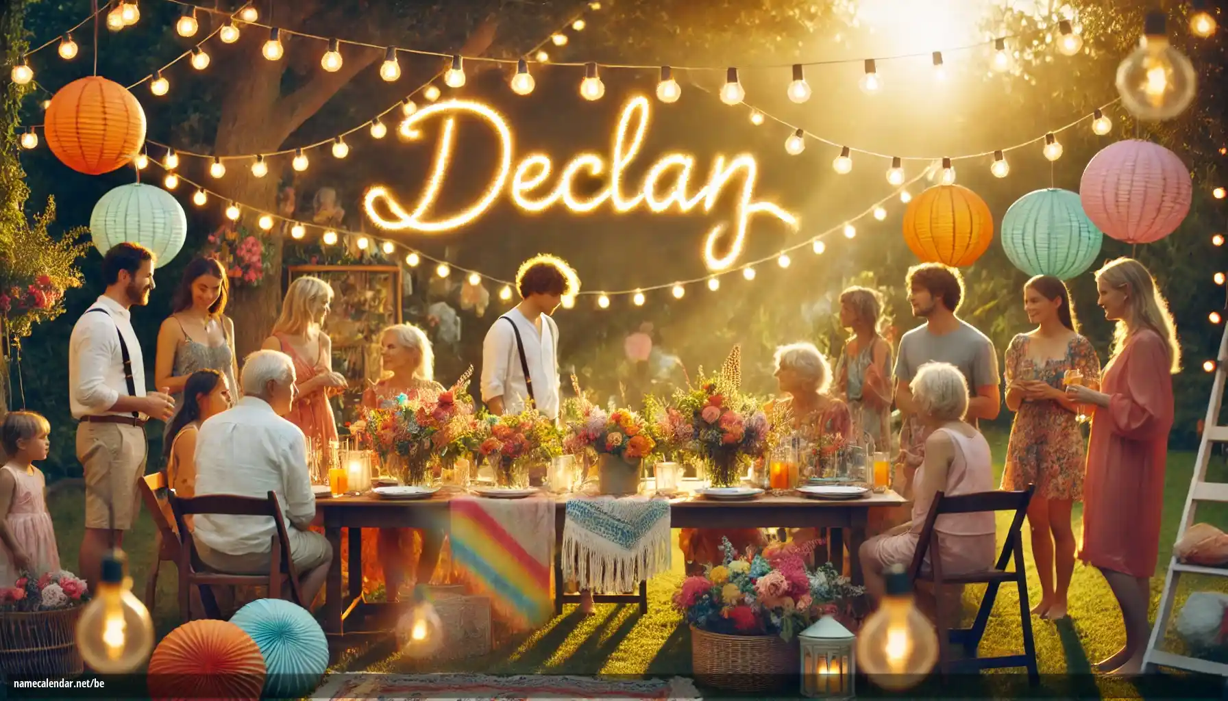 Святкаванне імянін і імянін - Declan