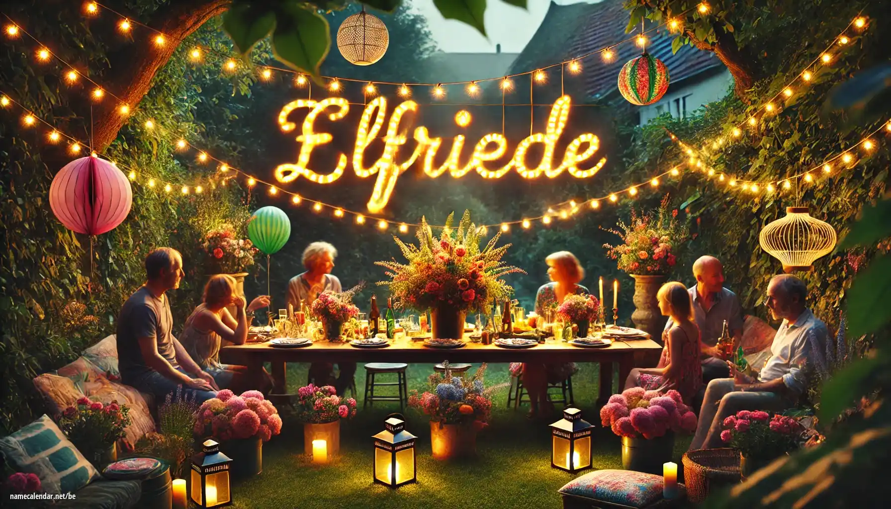 Святкаванне імянін і імянін - Elfriede