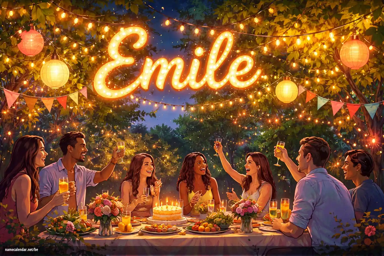 Святкаванне імянін і імянін - Emile