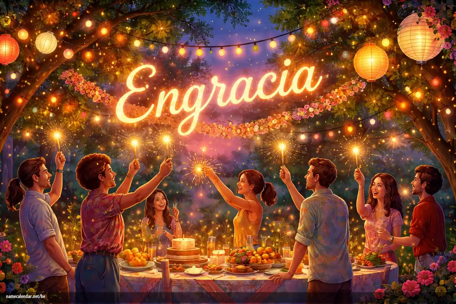 Святкаванне імянін і імянін - Engracia