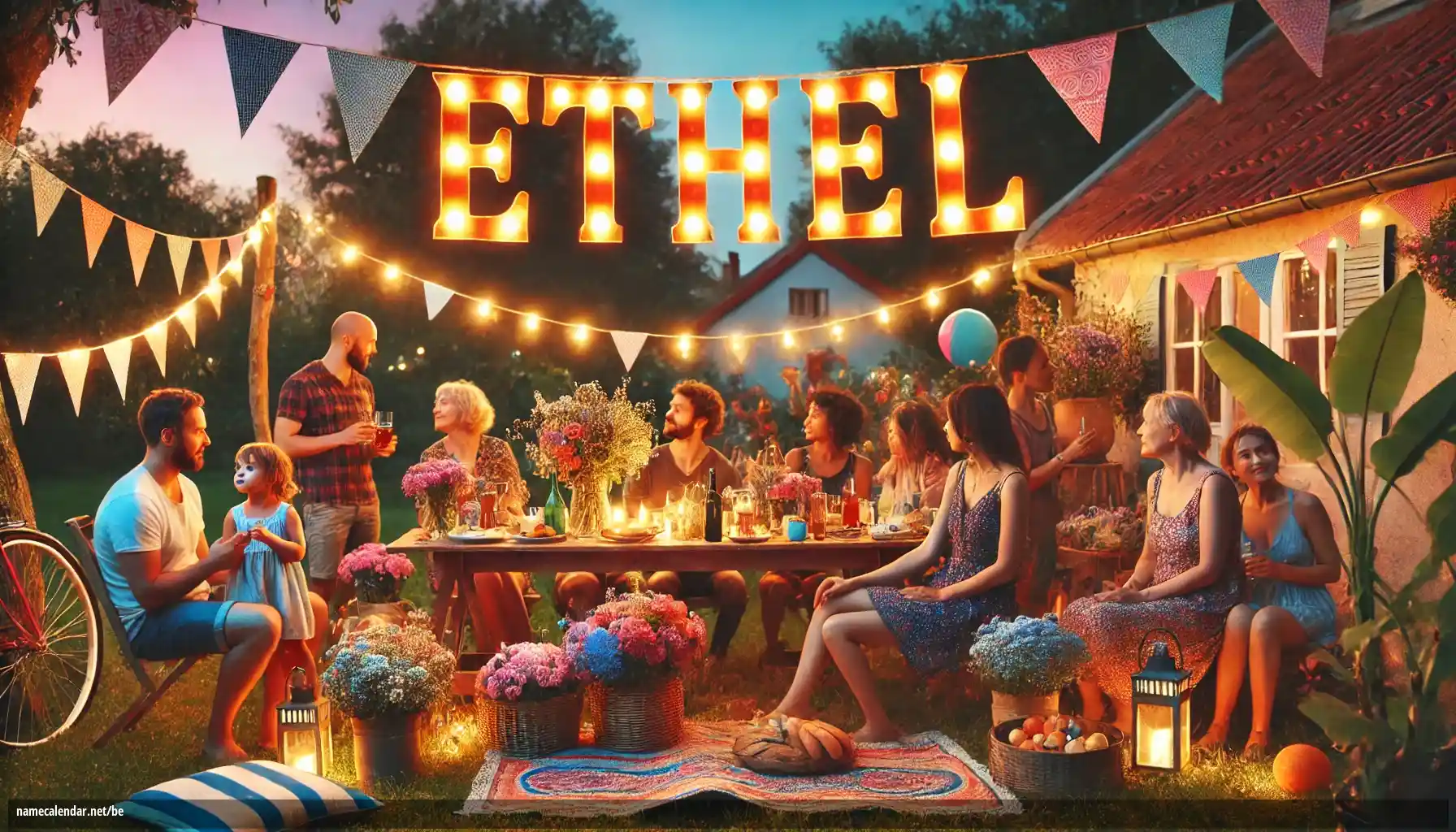 Святкаванне імянін і імянін - Ethel