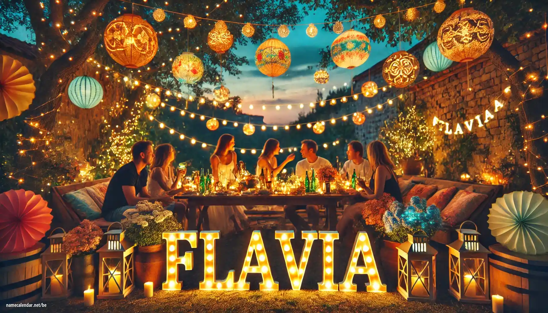 Святкаванне імянін і імянін - Flavia