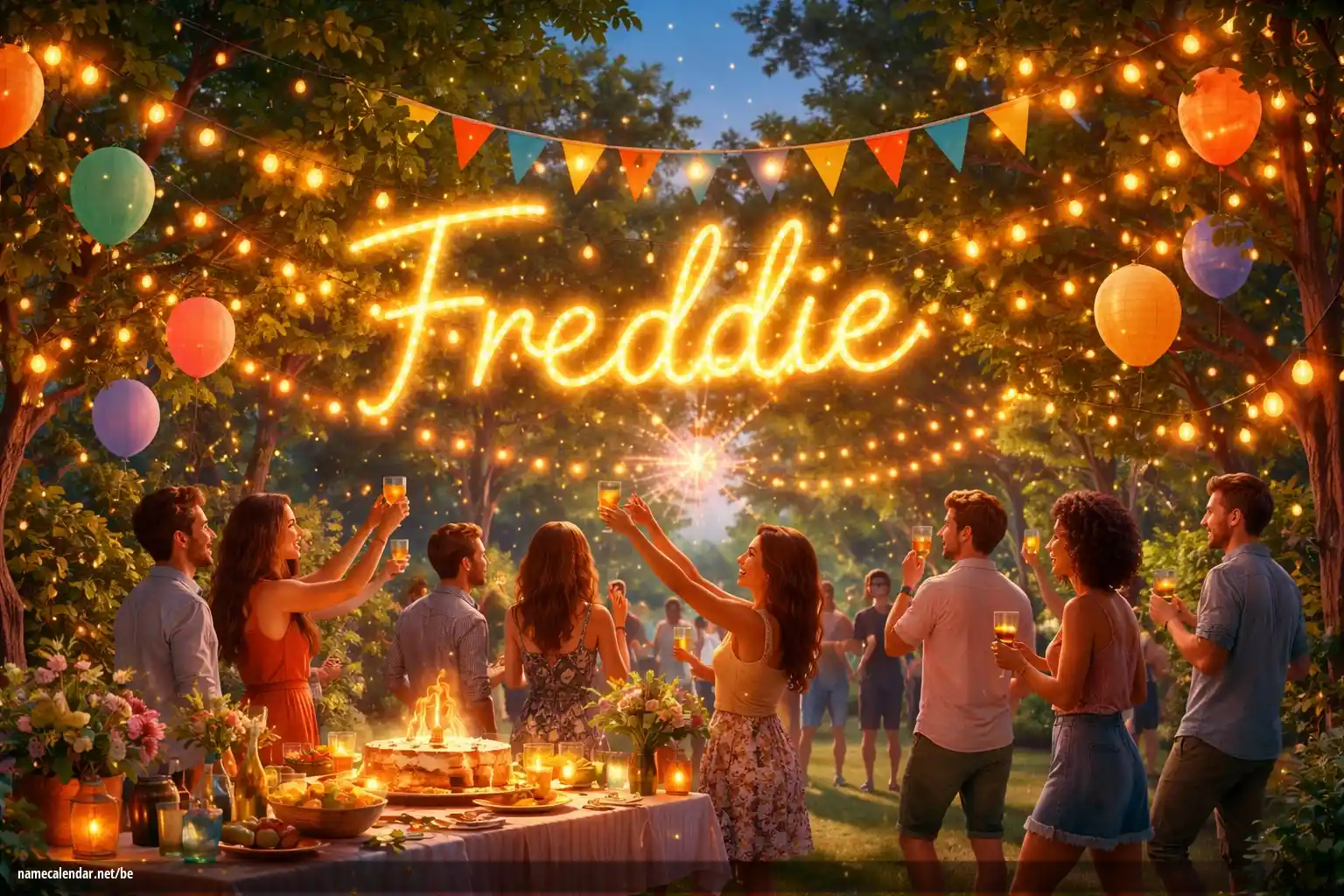 Святкаванне імянін і імянін - Freddie