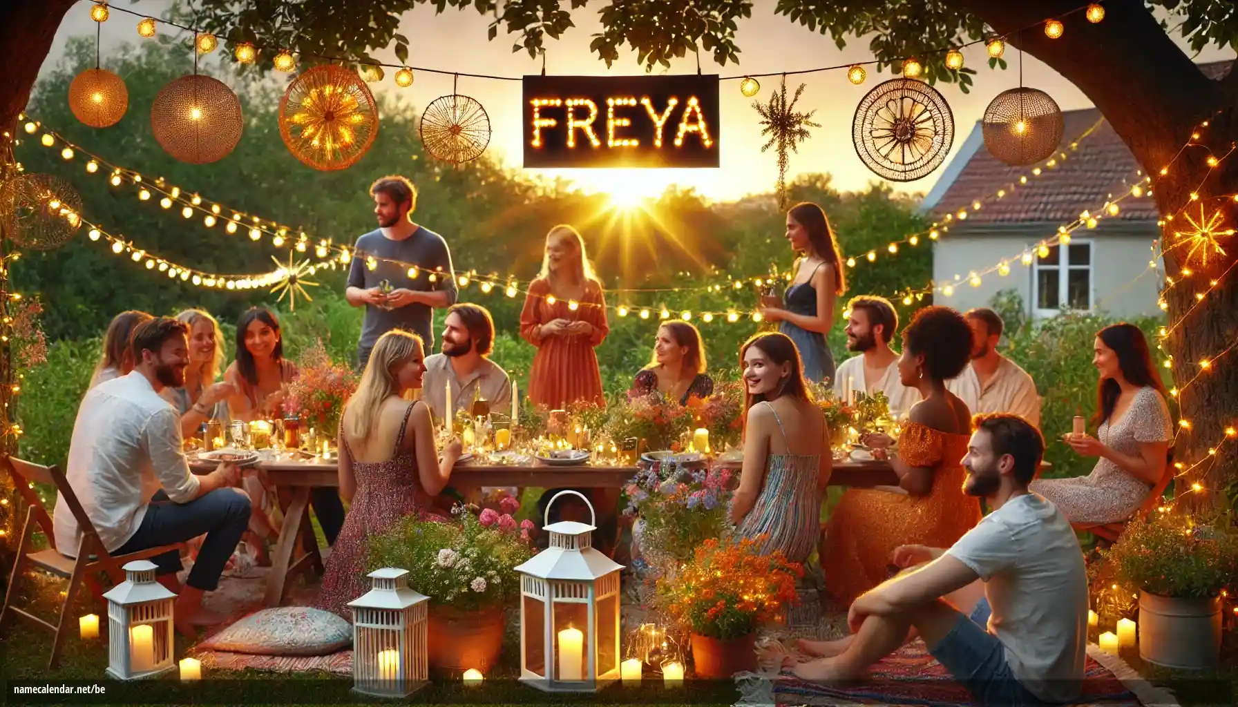 Святкаванне імянін і імянін - Freya