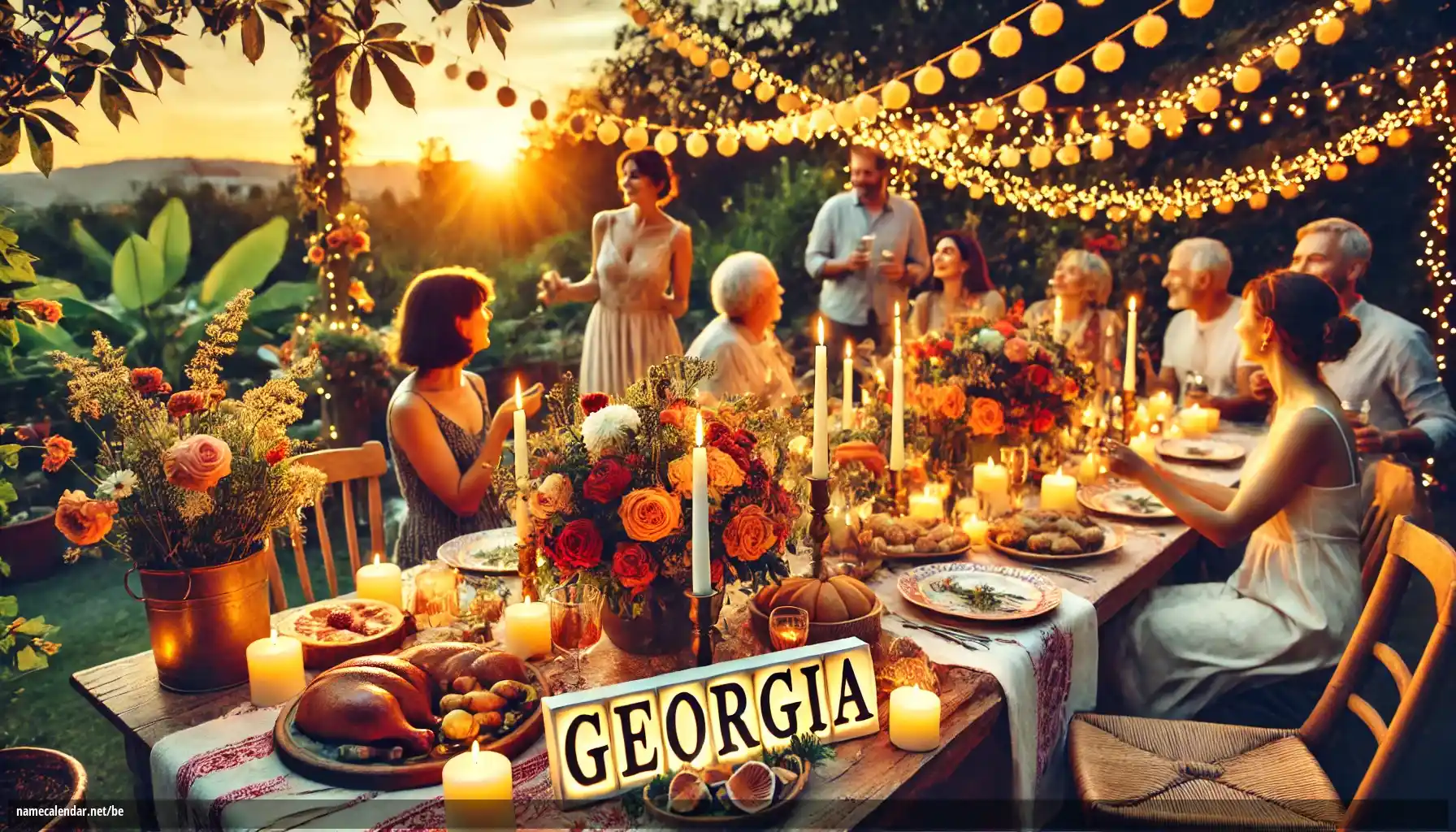 Святкаванне імянін і імянін - Georgia