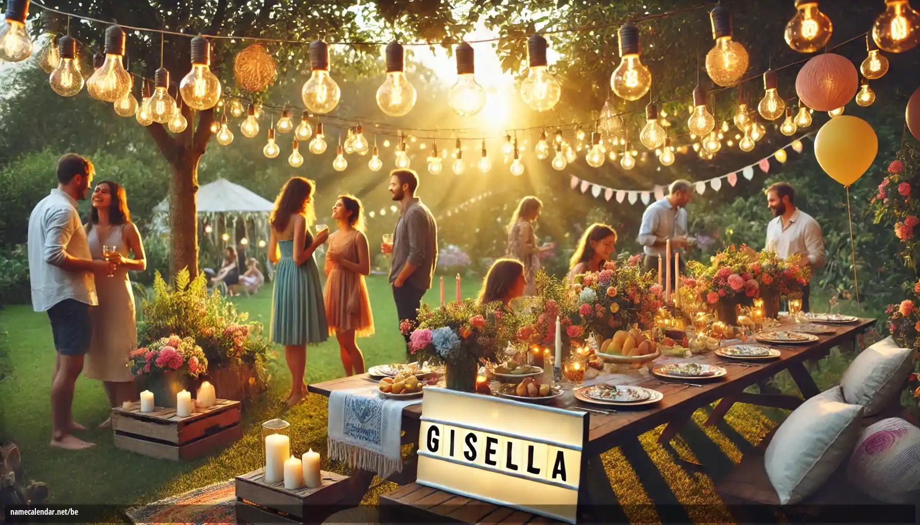 Святкаванне імянін і імянін - Gisella