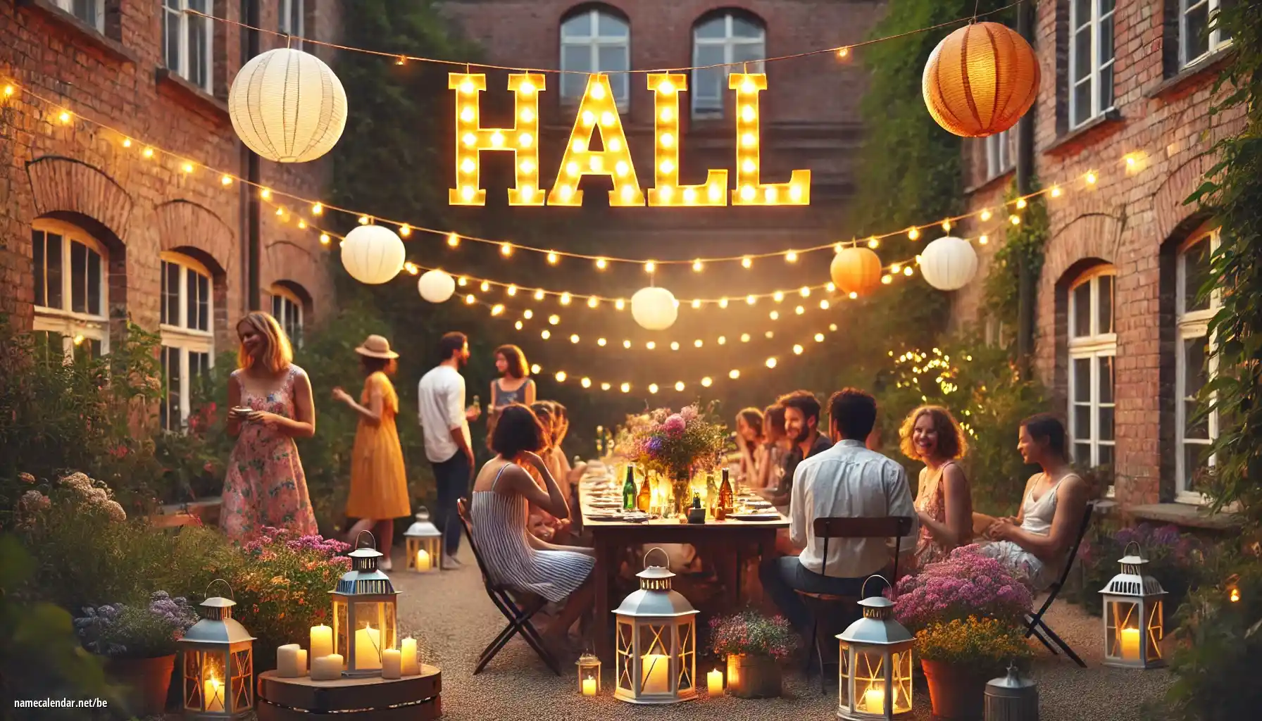 Святкаванне імянін і імянін - Hall