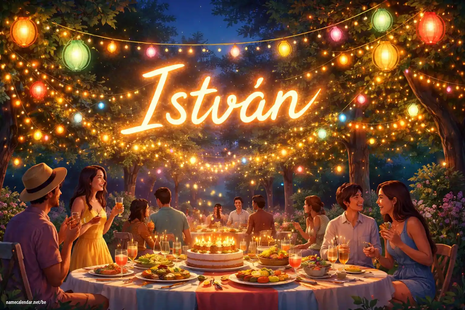 Святкаванне імянін і імянін - István