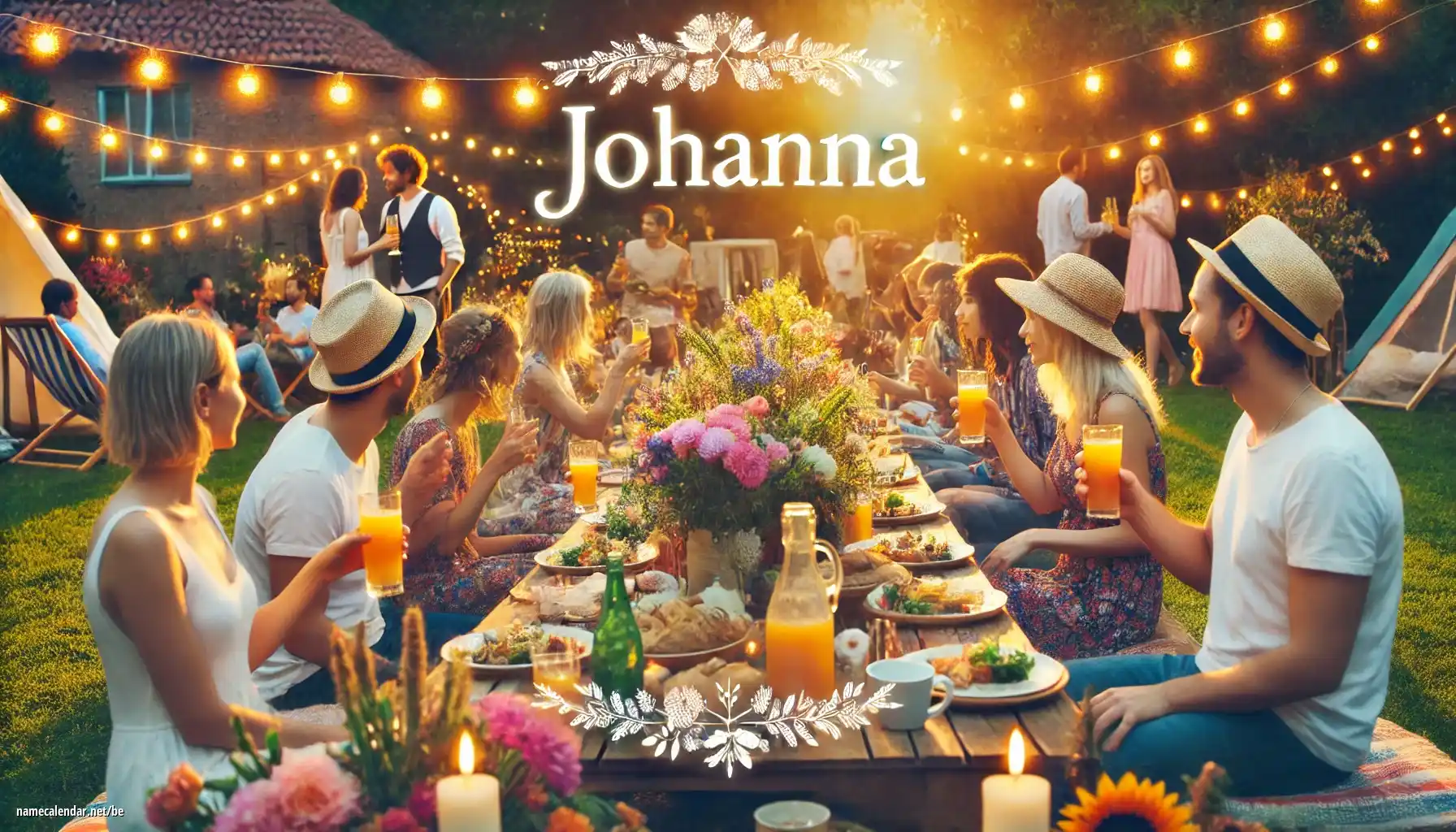 Святкаванне імянін і імянін - Johanna