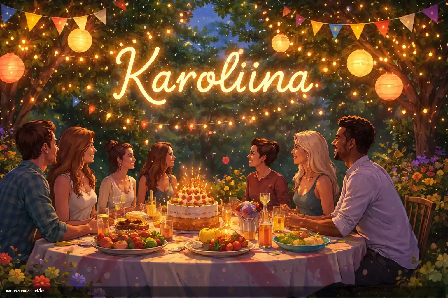 Святкаванне імянін і імянін - Karoliina