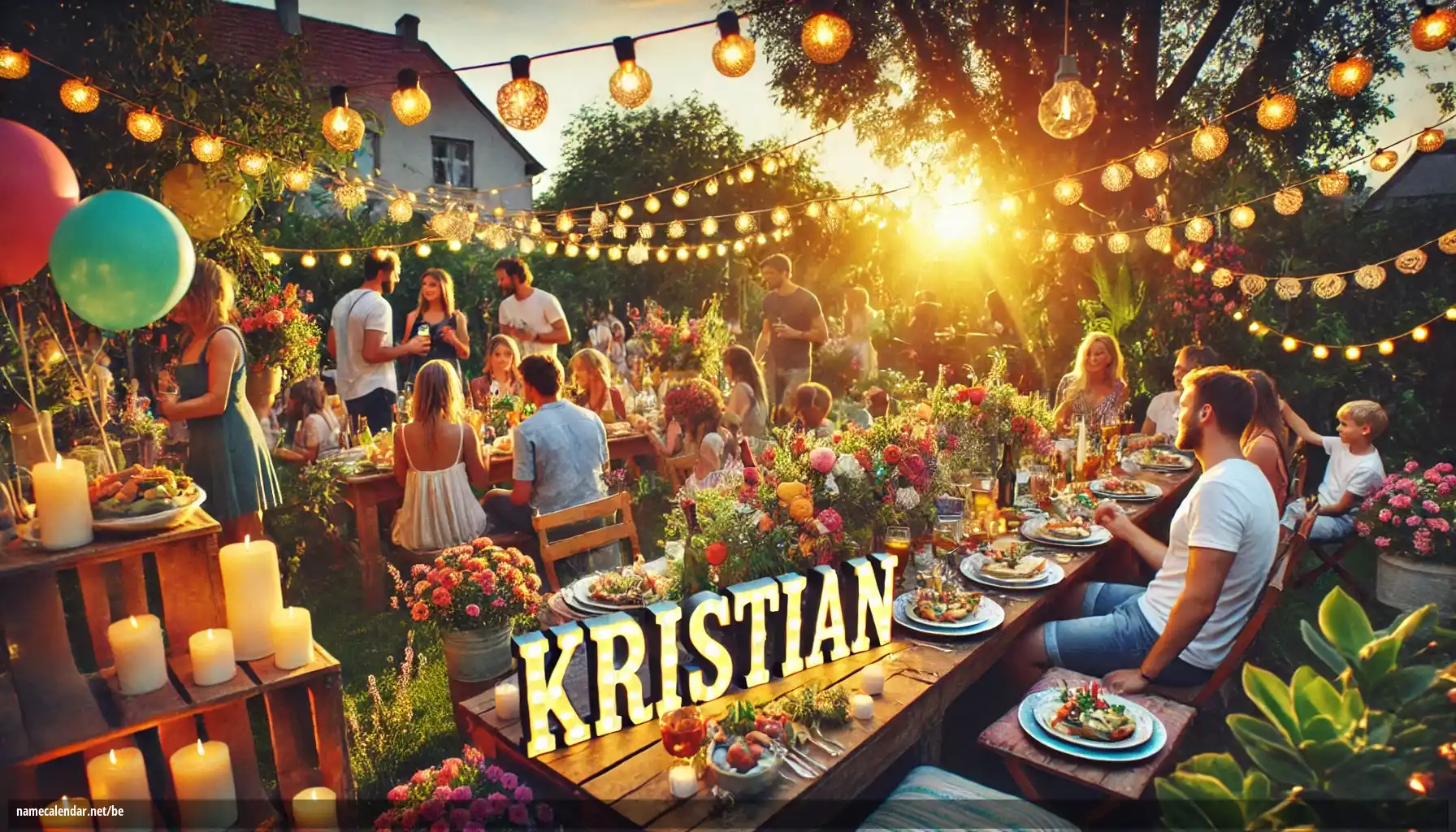 Святкаванне імянін і імянін - Kristian