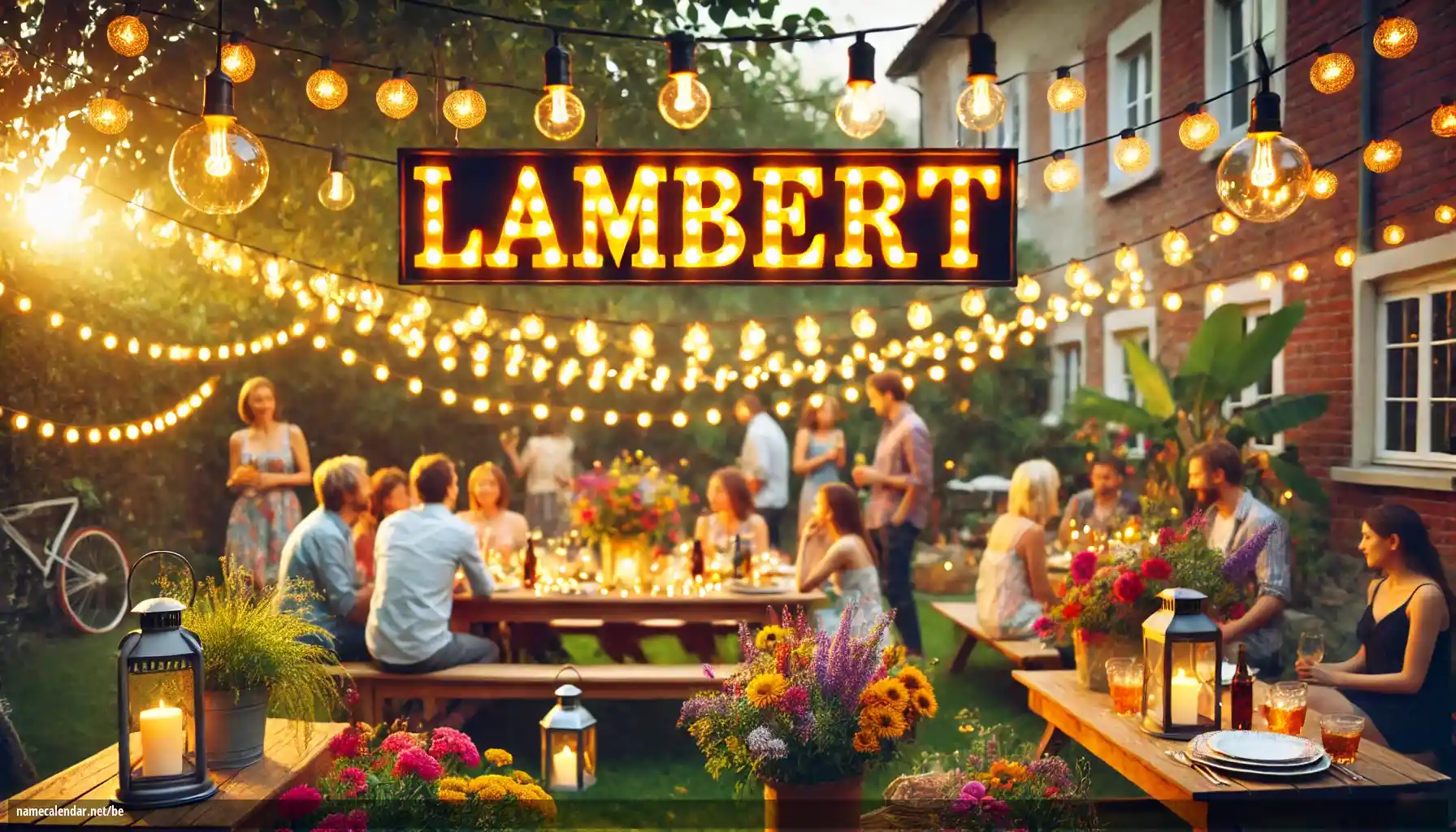 Святкаванне імянін і імянін - Lambert