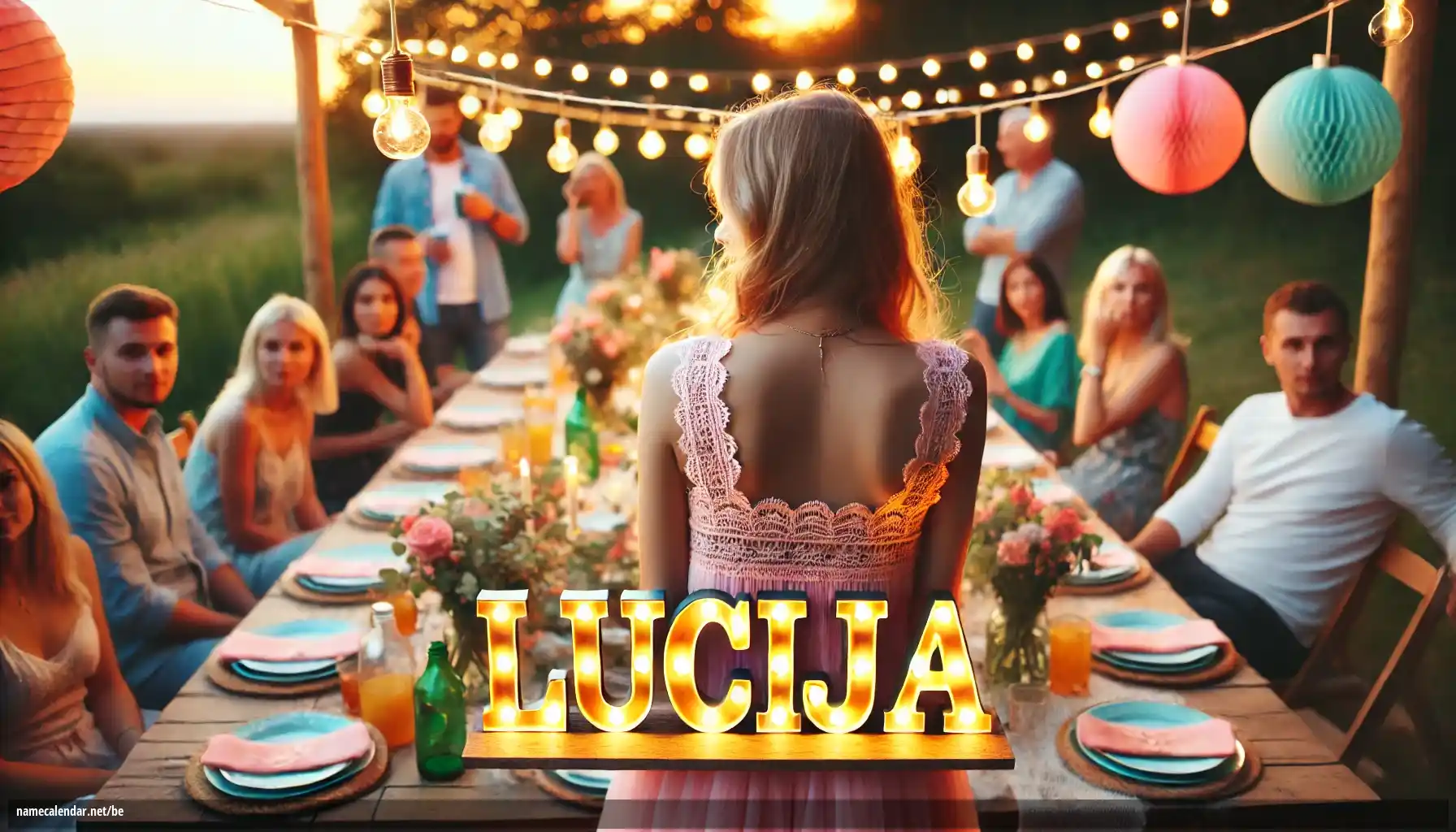 Святкаванне імянін і імянін - Lucija