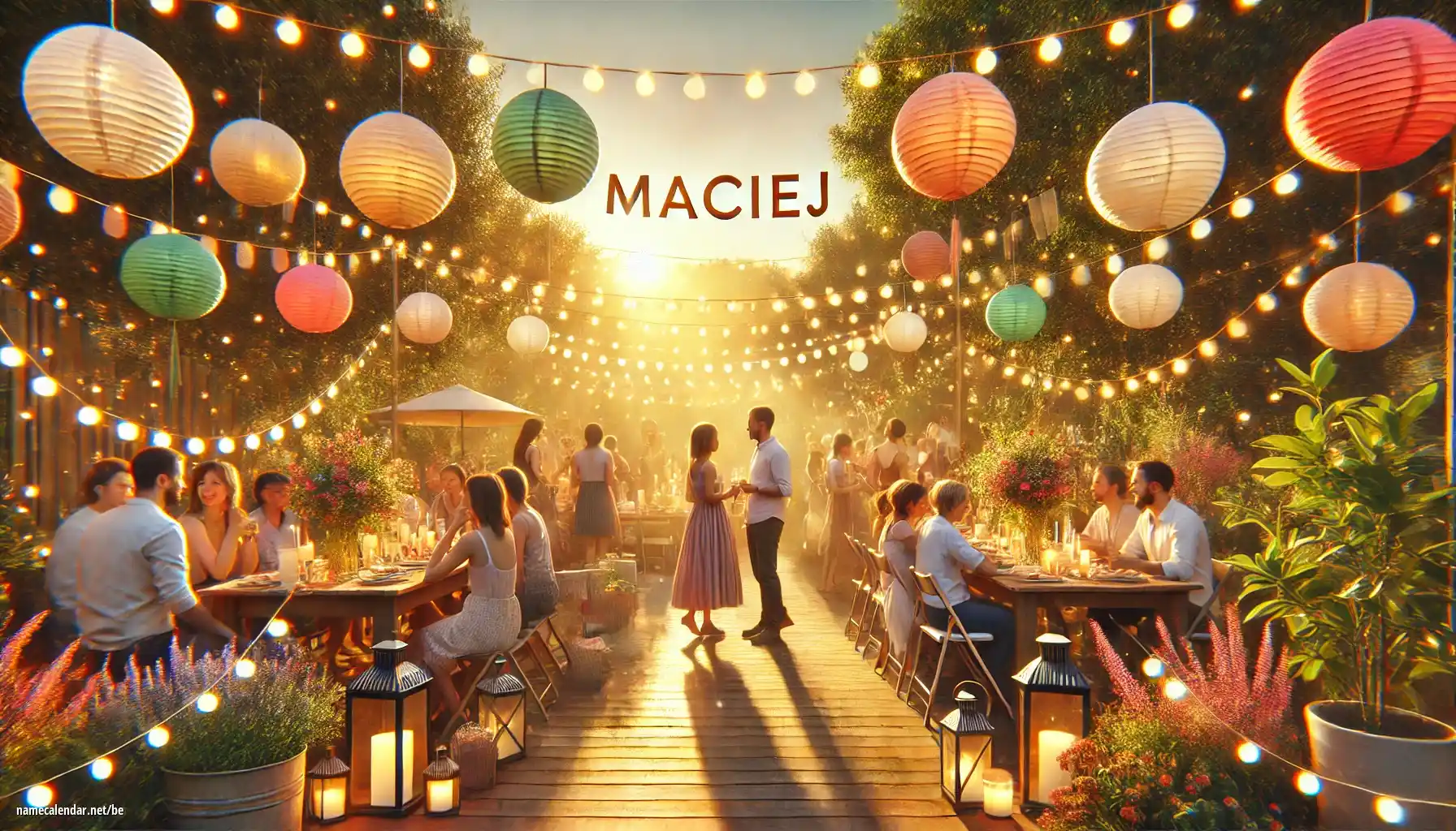 Святкаванне імянін і імянін - Maciej