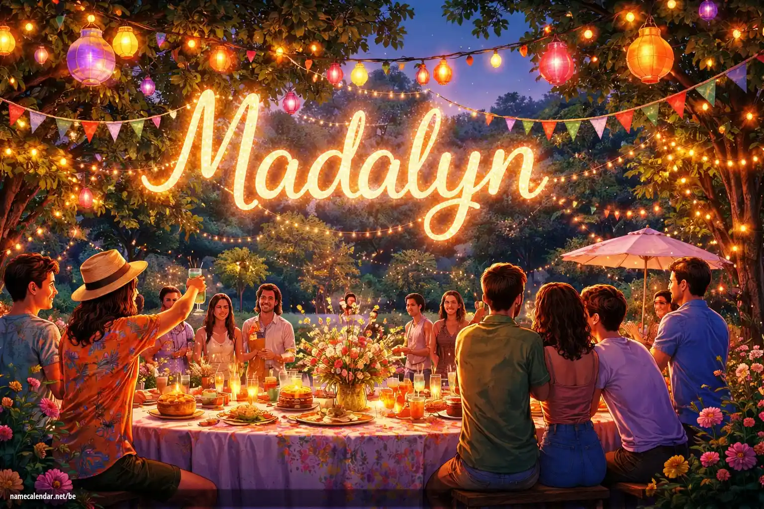 Святкаванне імянін і імянін - Madalyn