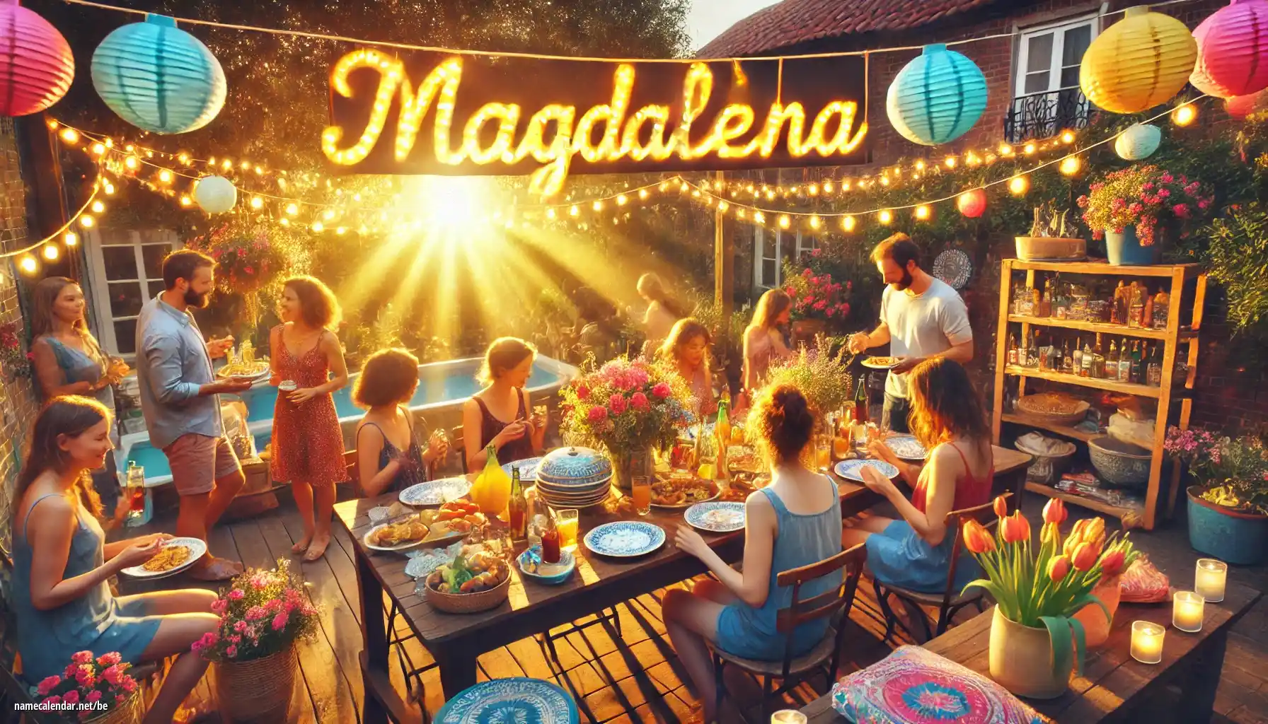 Святкаванне імянін і імянін - Magdaléna