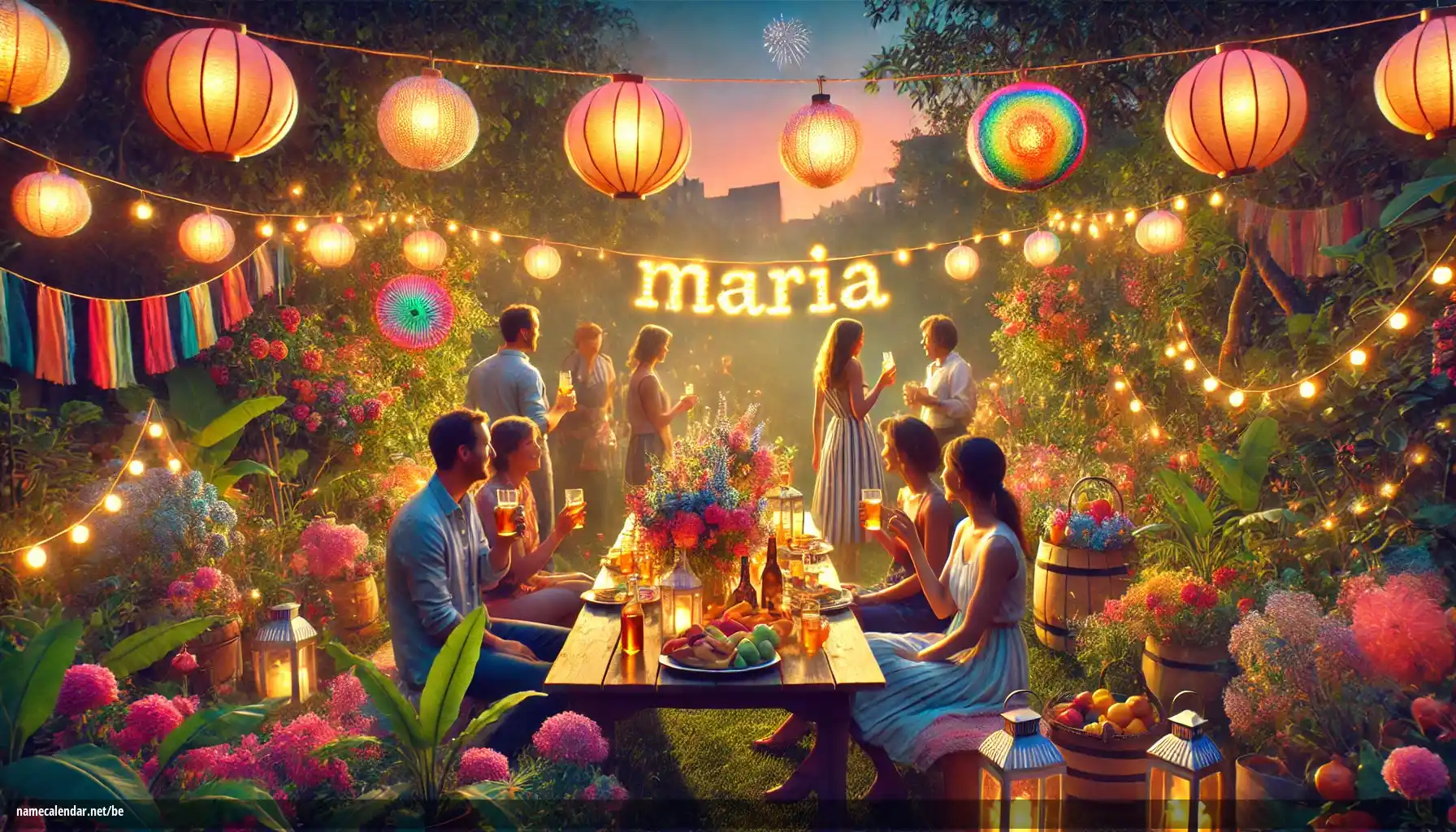 Святкаванне імянін і імянін - María