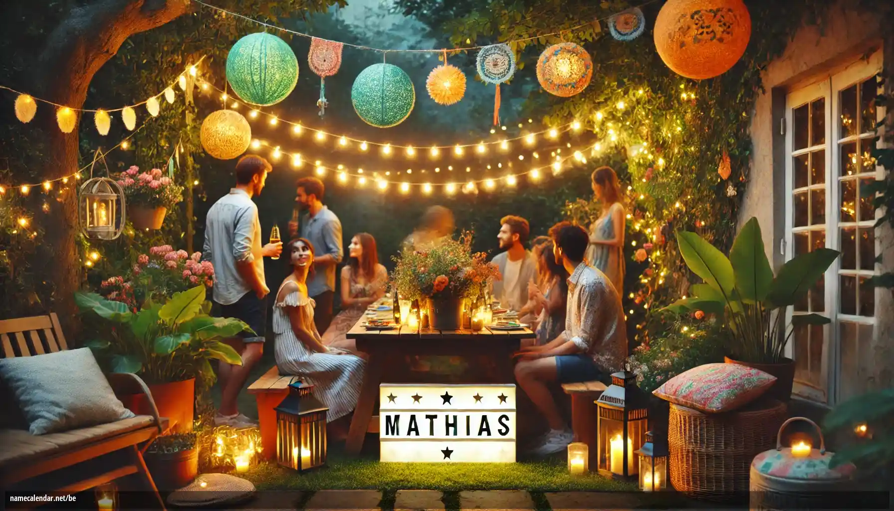 Святкаванне імянін і імянін - Mathias