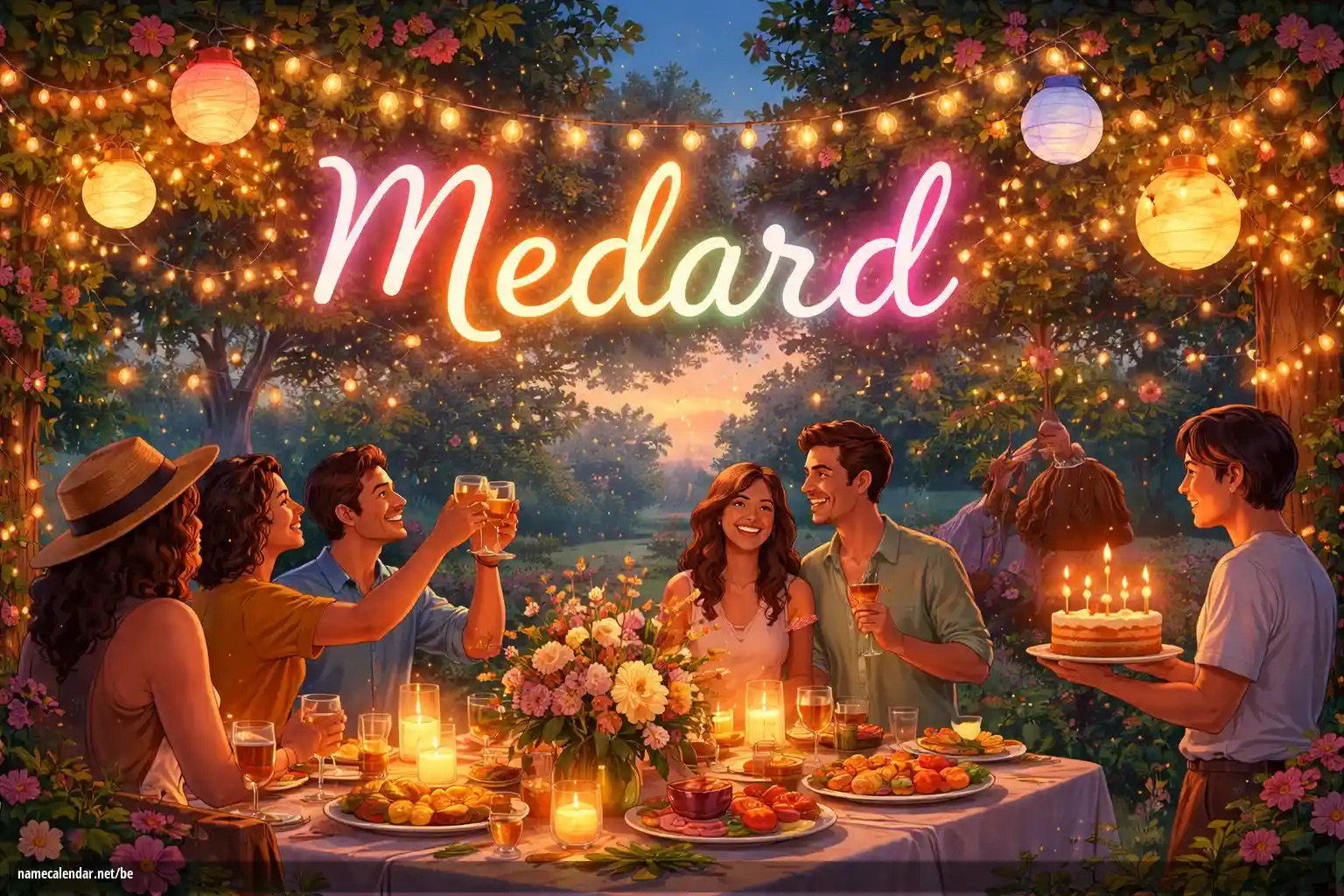 Святкаванне імянін і імянін - Medard