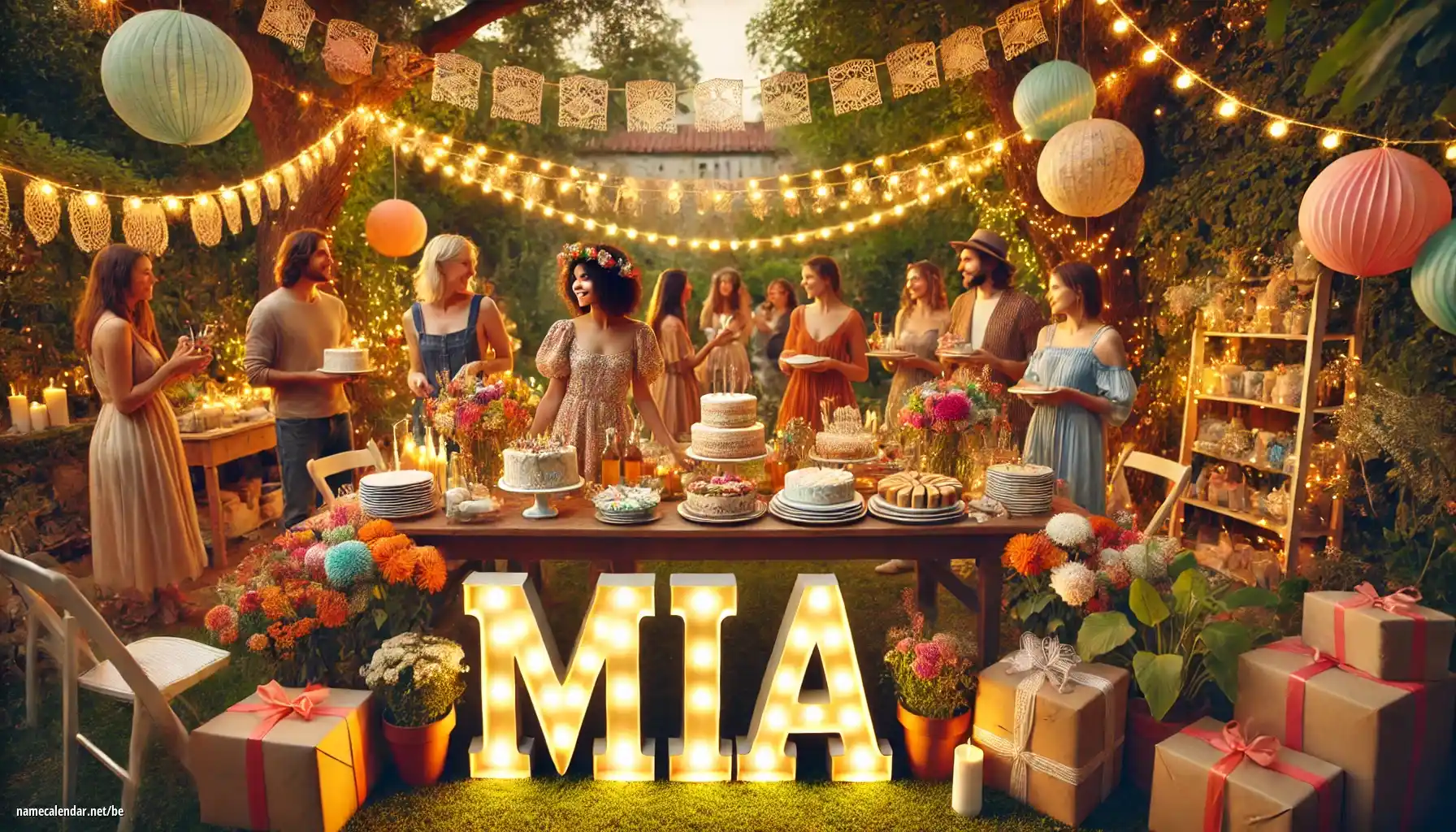 Святкаванне імянін і імянін - Mia