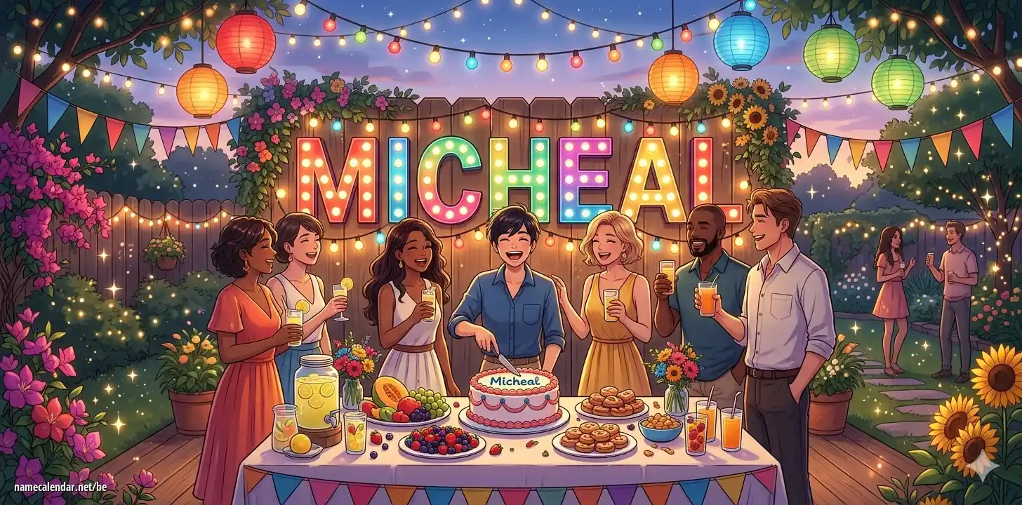 Святкаванне імянін і імянін - Micheal