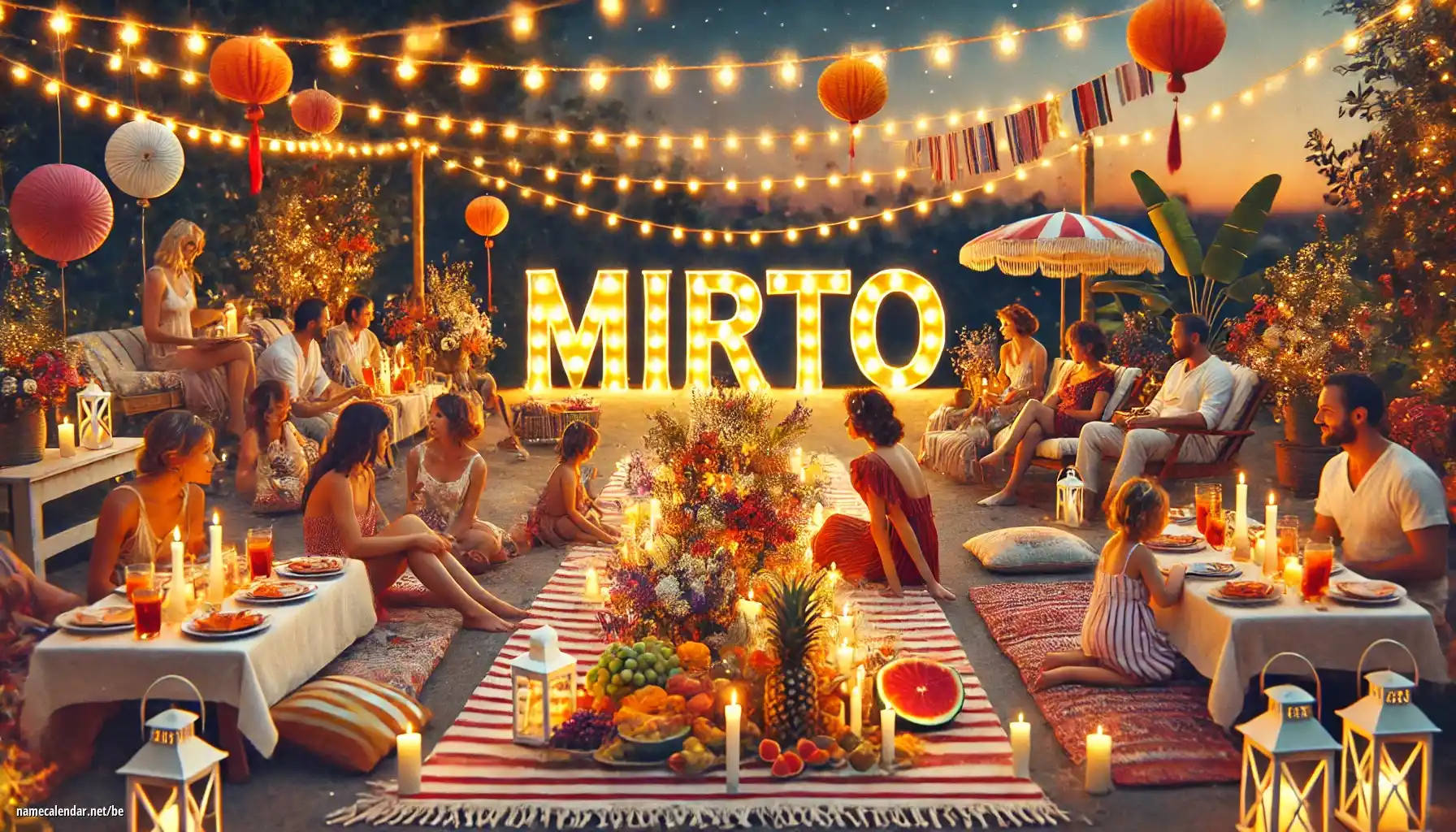 Святкаванне імянін і імянін - Mirto