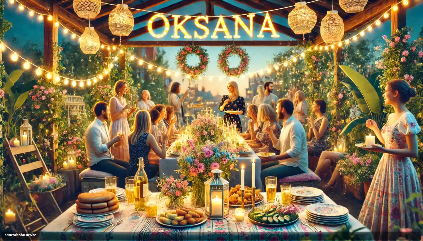 Святкаванне імянін і імянін - Oksana