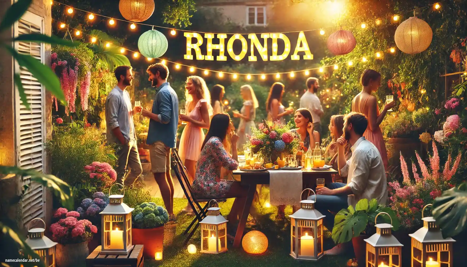 Святкаванне імянін і імянін - Rhonda