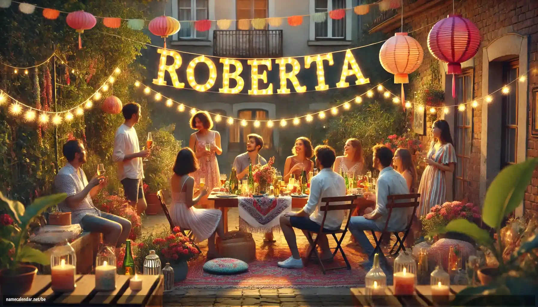 Святкаванне імянін і імянін - Roberta