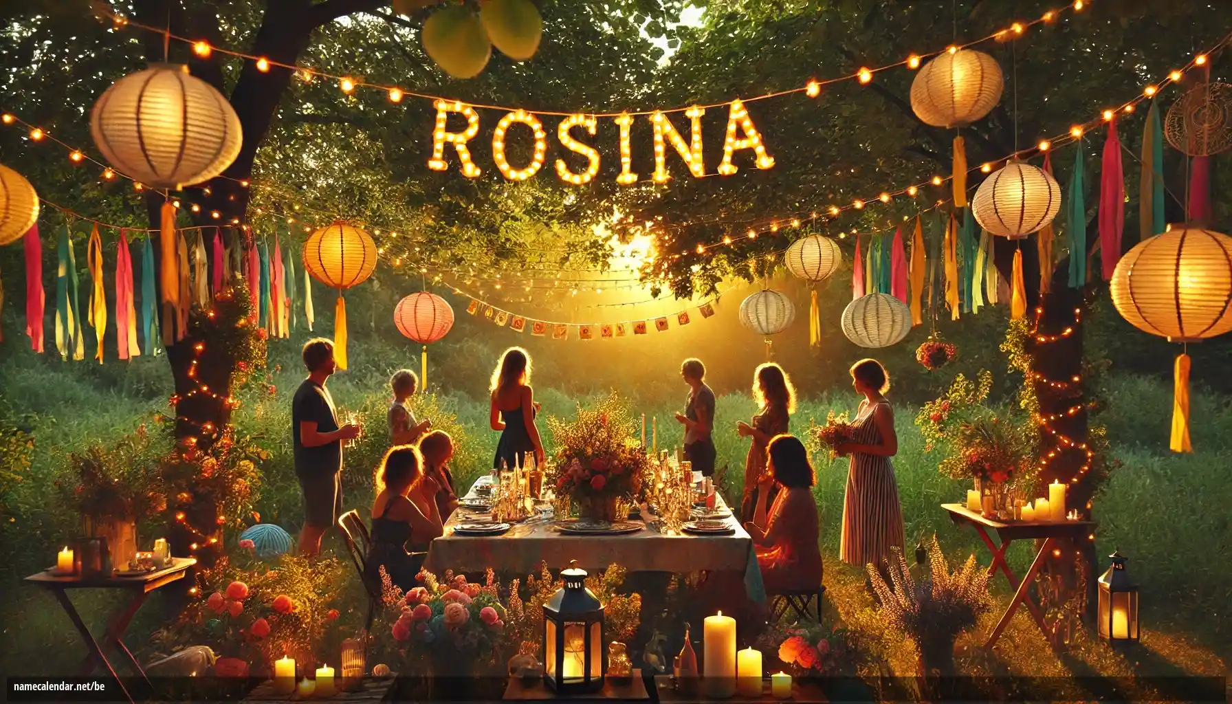 Святкаванне імянін і імянін - Rosina