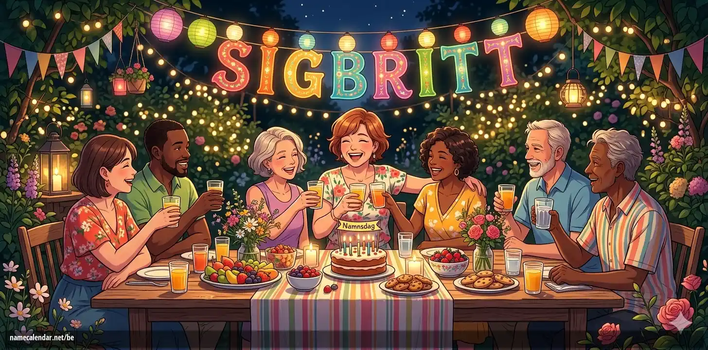 Святкаванне імянін і імянін - Sigbritt