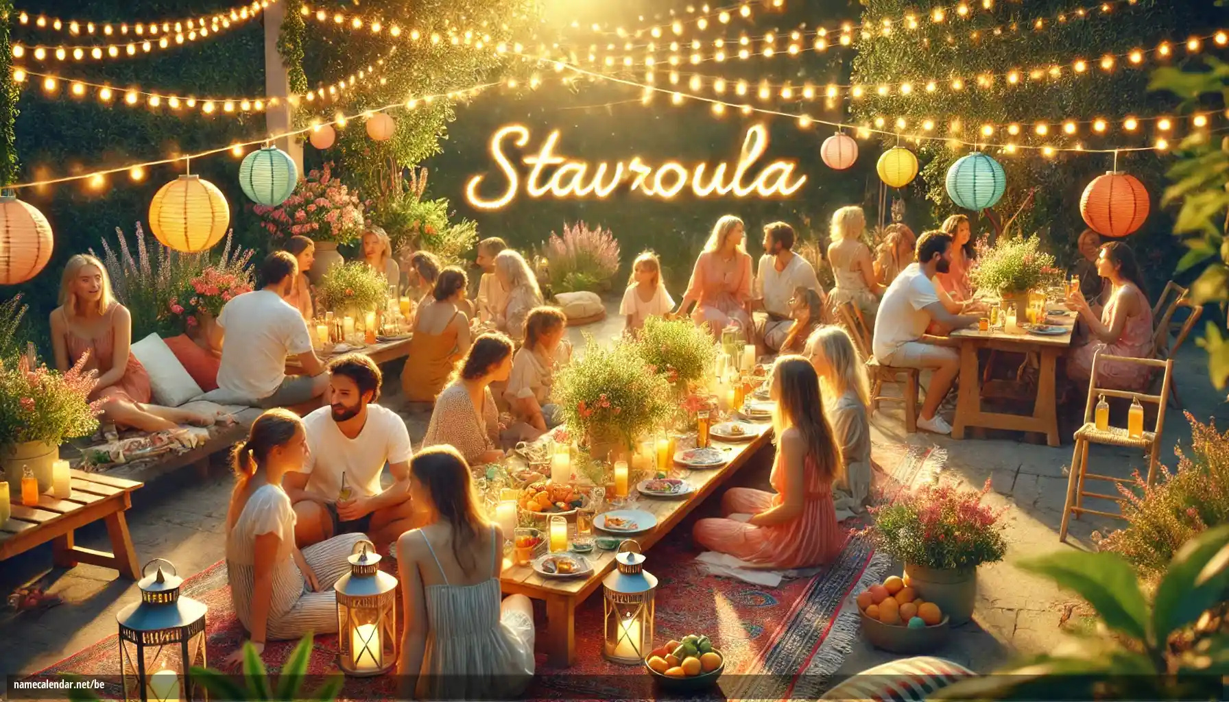 Святкаванне імянін і імянін - Stavroula